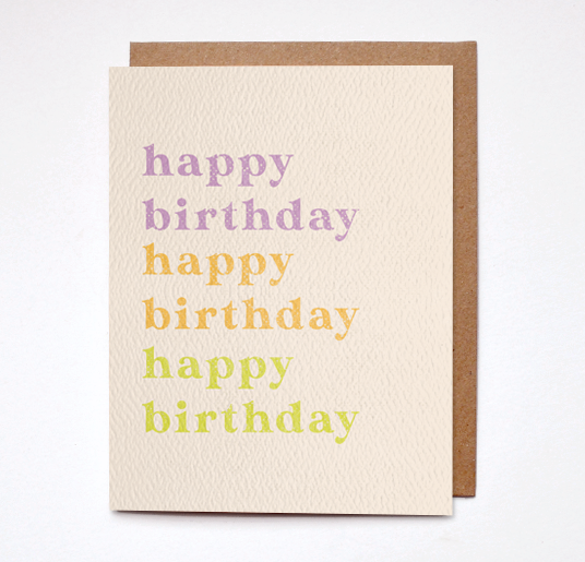 Daydream Prints Happy Birthday Colorful Card