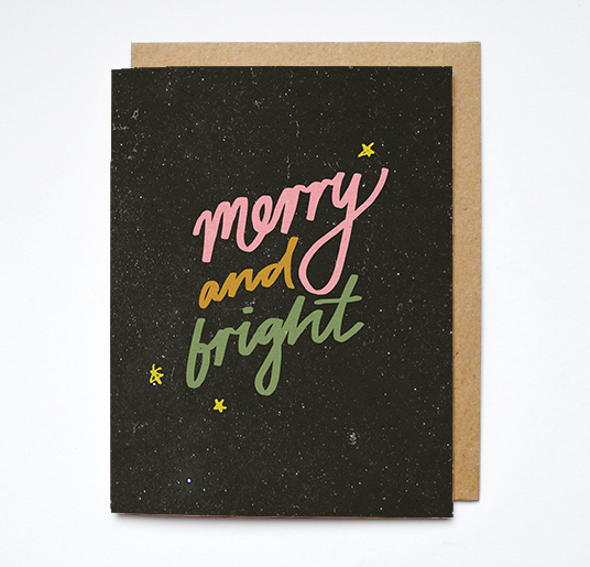Daydream Prints Merry and Bright Card