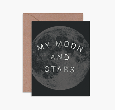 Daydream Prints Moon + Stars Card