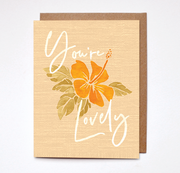 Daydream Prints You're Lovely Card