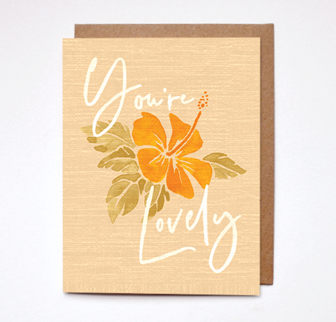 Daydream Prints You're Lovely Card