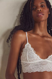 Free People Everyday Lace Bralette in Ivory