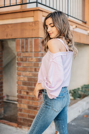Free People Flaunt It Sweater in Lilac