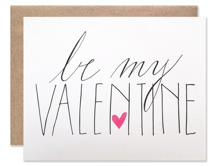 Hartland + Brooklyn Be My Valentine Script Card