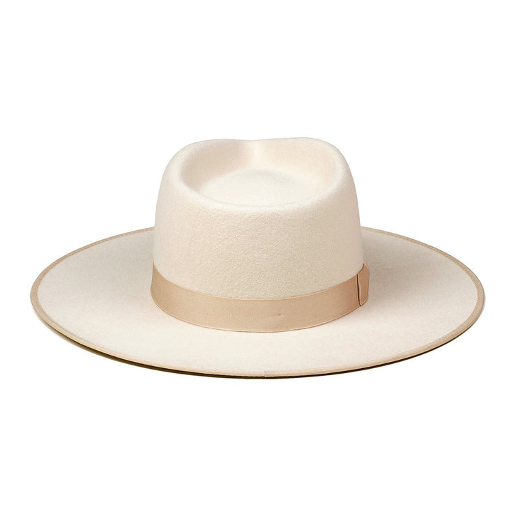 Lack of Color Ivory Rancher Fedora Hat