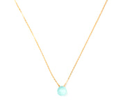 May Martin Mint Green Gemstone Necklace