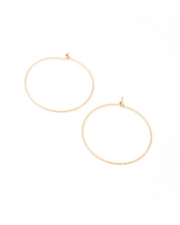 May Martin Gold Sparkle Hoops