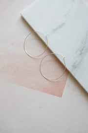 May Martin Sterling Silver Hoops