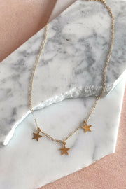 May Martin 3 Star Necklace