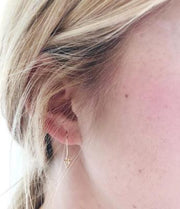 May Martin Triangle CZ Earrings