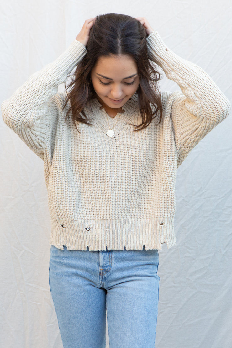 Olivaceous Latte Sweater