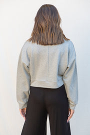 Olivaceous Limitless Pullover in Heather Grey