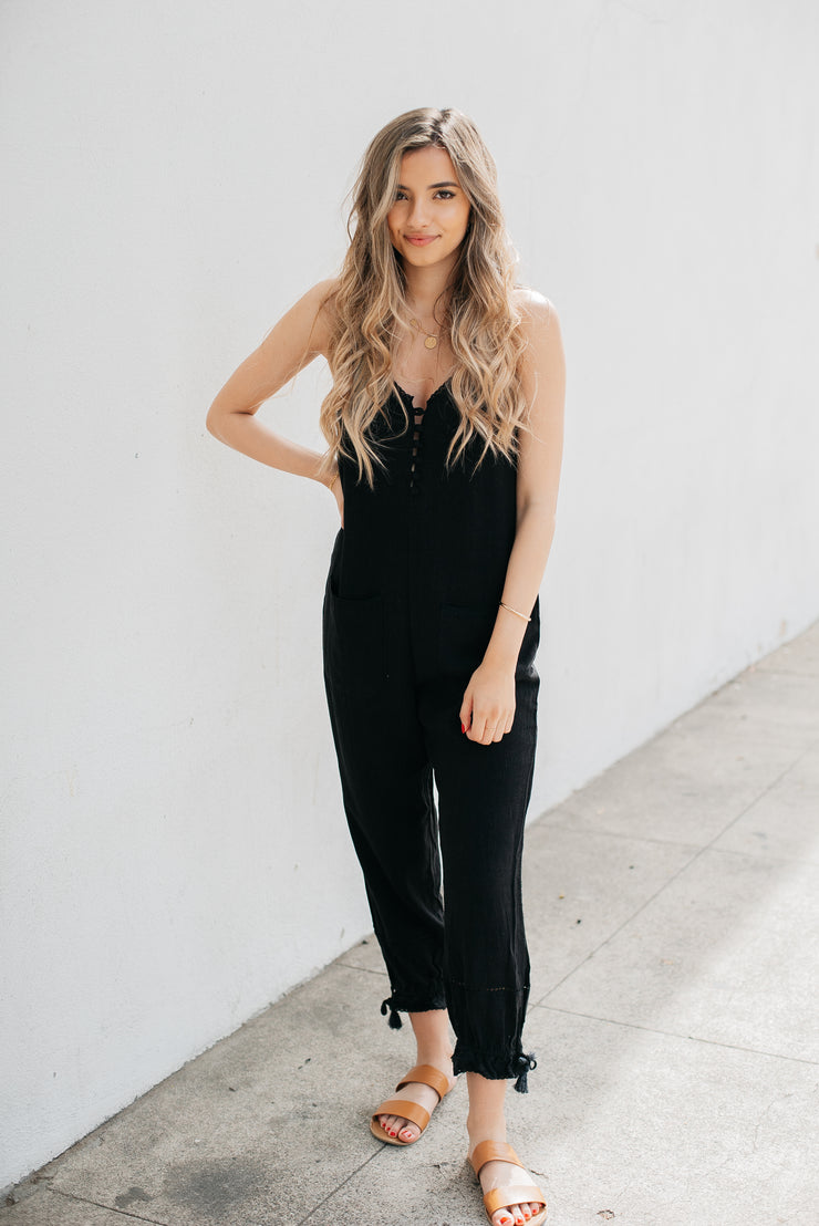 Olivaceous On The Road Jumpsuit