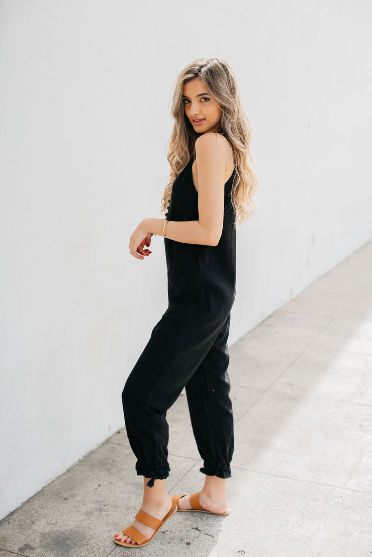 Olivaceous On The Road Jumpsuit