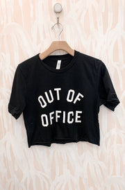 Out of Office Crop Tee