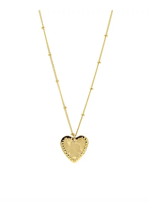 Paradigm Design Small Heart Studded Necklace