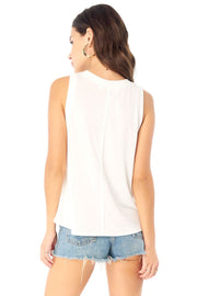 Saltwater Luxe Muscle Tank in White