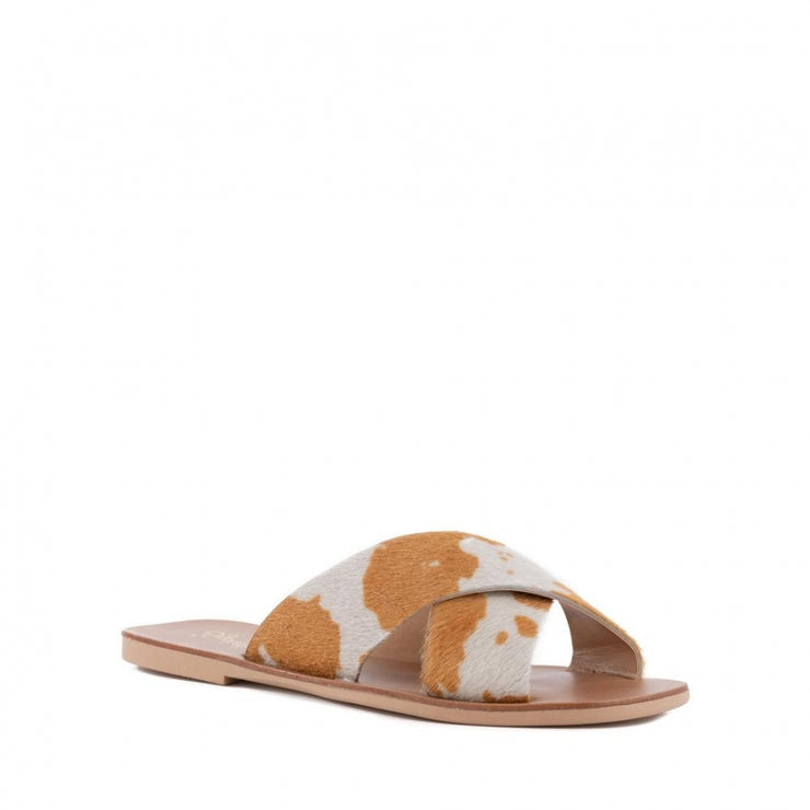 Seychelles Total Relaxation Sandal in Cow Print
