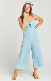 Show Me Your Mumu Paolo Playsuit in Shore Chambray