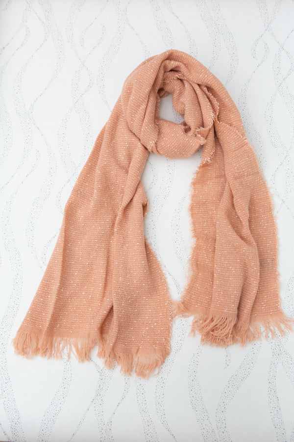 Speckled Scarf in Blush