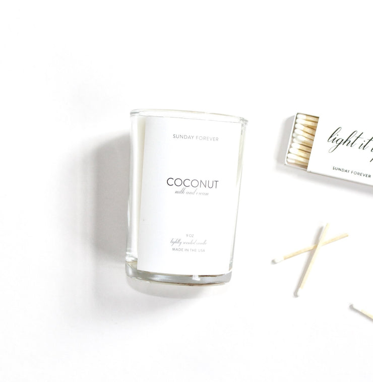 Sunday Forever Coconut Candle