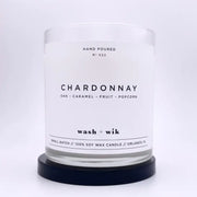 Wash and Wik Soy Wax Candle in Chardonnay
