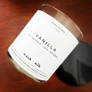 Wash and Wik Soy Wax Candle in Vanilla
