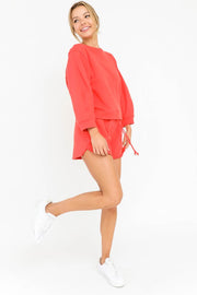 Olivaceous Poppy Shorts